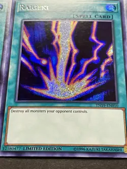 3x Raigeki | TN19-EN010 | Prismatic Secret Rares | LP | 1st Edition | YuGiOh! - Image 4