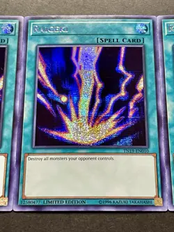 3x Raigeki | TN19-EN010 | Prismatic Secret Rares | LP | 1st Edition | YuGiOh! - Image 5