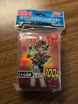 Yugioh Sleeves Official Card Protector Yuma Tsukumo 100pc - Image 1