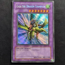 Yu-Gi-Oh! TCG Gaia the Dragon Champion LOB-125 Holo - Image 1