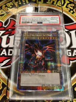YuGiOh RED-EYES BLACK DRAGON #LC01-EN006🔥PSA 10🔥LIMITED ED-2023 QC SECRET RARE - Image 2