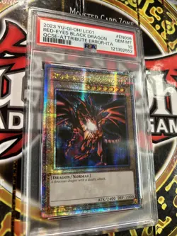 YuGiOh RED-EYES BLACK DRAGON #LC01-EN006🔥PSA 10🔥LIMITED ED-2023 QC SECRET RARE - Image 5