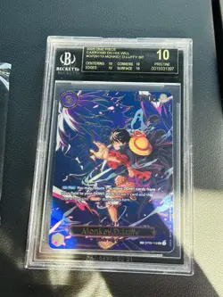 Monkey.D.Luffy - OP09-119 (SP) OP09-119 Carrying On His Will BGS 10 Black Label - Image 1