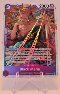 One Piece OP08-074 Black Maria Super Rare - Image 1