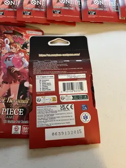 ONE PIECE Card Game EB-03 Heroines Sleeved Booster Pack LOT of 25 NEW Sealed - Image 2
