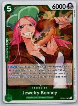 Extra Booster: One Piece Heroines Edition #EB03-017 Jewelry Bonney - Image 1