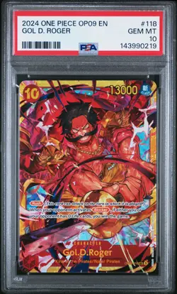 2024 One Piece Op09-118 Emperors In The New World Gol D. Roger PSA 10 #118 - Image 1