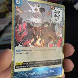 Gum-Gum Red Roc Rare OP04-056 Jolly Roger Foil Premium Booster One Piece TCG - Image 4