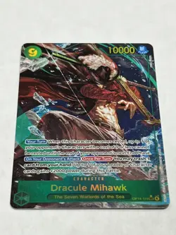 ONE PIECE THE AZURE SEA'S SEVEN DRACULE MIHAWK OP14-119 ALTERNATE ART FOIL - Image 1