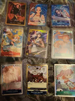 One Piece Tcg Lot Robin Gold Don, Alt arts, Secret Rares, Leaders And More - Image 3