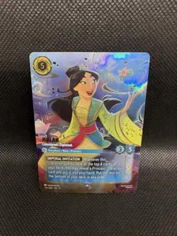 Disney Lorcana Mulan-Considerate Diplomat Enchanted 235/204 Mulan Franchise - Image 1