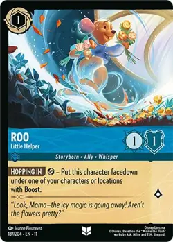DISNEY LORCANA TCG - Winterspell - Roo - Little Helper - 137/204 FOIL - Image 1