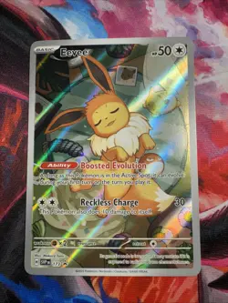 Pokemon Eevee TCG Scarlet & Violet Black Star Promo Card 173 Prismatic NM - Image 1