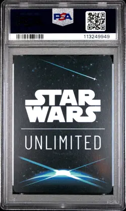 2024 Star Wars Unlimited LUKE SKYWALKER - PSA 9- MINT! LOW POP, Card #51 - Image 2