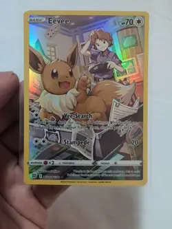 Eevee TG11/TG30 - Pokemon Brilliant Stars Trainer Gallery Card - NM - Image 1