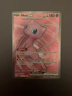 2023 Pokemon Scarlet & Violet 151 Mew EX 193/165 ULTRA RARE FULL ART! HOT CARD! - Image 1