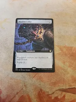 Basilisk Collar Extended Art Commander Legends Battle For Baldur's Gate MTG NM - Image 1