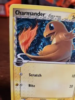 Charmander 49/100 Non-Holo Crystal Guardians MP 2006 Delta Species Pokemon TCG - Image 2