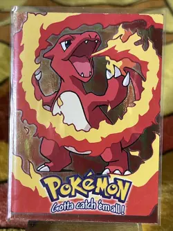 Charmeleon E5 1999 Topps Pokemon The Movie Edt Silver Foil First Print Excellent - Image 1
