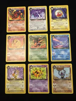 Pokemon TCG - Team Rocket 🚀 Complete Common & Uncommon - 11 Rares - NM - WOTC - Image 3
