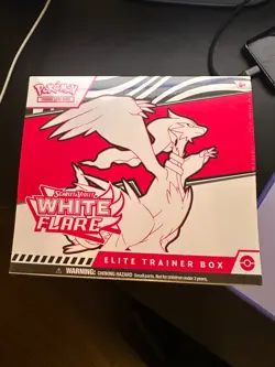 Pokemon Scarlet & Violet White Flare Elite Trainer Box English - Image 1