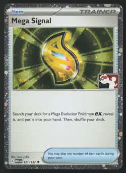Pokemon Mega Signal 121/132 Prize Pack Series 8 Cosmo Holo Pack Fresh - NM - Image 1