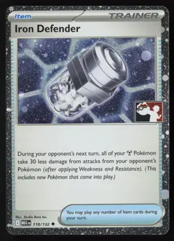 Pokemon Iron Defender 118/132 Prize Pack Series 8 Cosmo Holo Pack Fresh - NM - Image 1