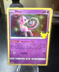 MEW 2021 POKEMON CELEBRATIONS CLASSIC COLLECTION RARE HOLO 011/025 - Image 1