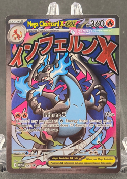 Pokemon NM Mega Charizard Ex 023 Black Star Promo 2025 - Image 1