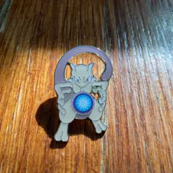 Pokemon Mewtwo Hidden Fates Pin Badge - Image 1