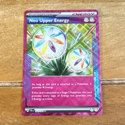 Neo Upper Energy 162/162 Ace Spec Holo Ultra Rare Pokemon TCG Temporal Forces NM - Image 1