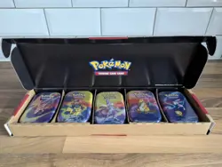 New Pokemon TCG: Kanto Friends Mini Tin 5-Pack Bundle (10 Booster Packs) - Image 1