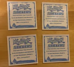 Yu-Gi-Oh!Topps Stickers 1996 Lot of 10 New - Pegasus Foil, Time Wizard Foil - Image 3