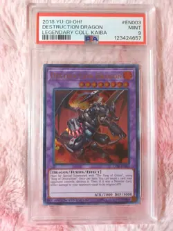 Yu-Gi-Oh Destruction Dragon PSA 9 MINT Legendary Collection Kaiba LC06-EN003 BGS - Image 5