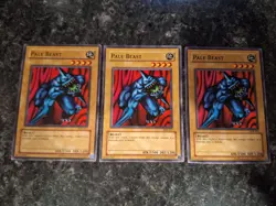 3X Pale Beast SDK-031 - 3 X3 Yugioh Yu Gi Oh! Playset - Image 1