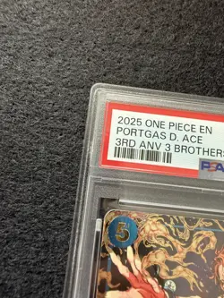 2025 ONE PIECE 3RD ANV TOURNAMENT 3 BROTHERS PACK WINNER PORTGAS D. ACE PSA 10 - Image 3