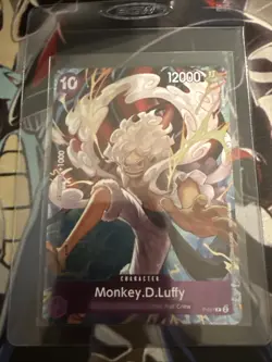 One Piece CCG Monkey D Luffy P-041 1st Anniversary Tournament Winner Promo Card - Image 1