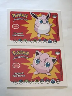 Jigglypuff #39 & Wigglytuff #40 - Who's That Pokemon 2025 - Pokemon Card NM x2 - Image 1