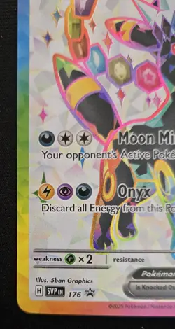 Pokemon TCG Prismatic Evolutions Promo Cards Umbreon EX 176, Espeon EX 175 [b] - Image 4