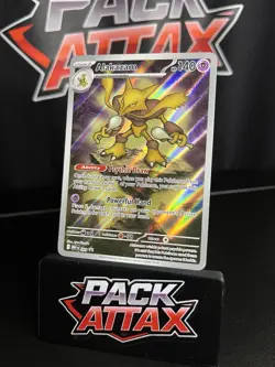 Pokemon TCG Mega Evolution Alakazam 009 Black Star Promo Illustration Rare - Image 1