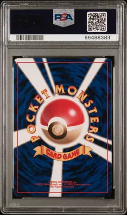 Sandshrew Pokemon 1996 Base Set No Rarity Symbol Japanese 027 PSA 9 - Image 2