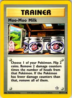 Pokemon | Neo Genesis | Moo-Moo Milk | 101/111 | Unlimited | NM - Image 1