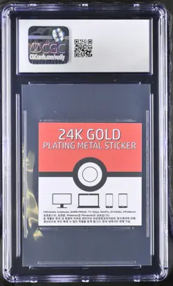 CGC 8 - 2023 Pokemon Candy Stickers Jigglypuff - 24K Gold Plating Korean - Image 2