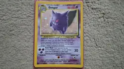 Pokemon TCG Gengar Fossil Holo Card 5/62 Trading Card WOTC 1999 - Image 1