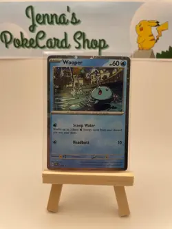 Wooper Cosmos Holo (155) - Scarlet & Violet Black Star Promo - Pokemon TCG - NM - Image 1