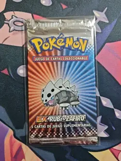 x1 Sealed Booster Pokemon VINTAGE EX Ruby & Sapphire (SPANISH) 2003 - 16 - Image 1