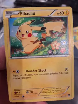 Pikachu 27/111 XY Furious Fists Pokemon TCG MP Non-Holo - Image 1