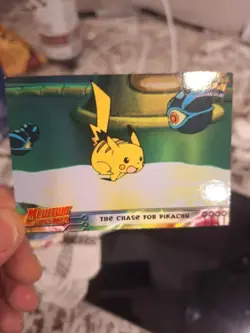 The Chase for Pikachu – Topps Pokemon 2000 Mewtwo Strikes Back NM - Image 1