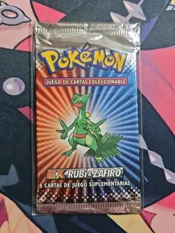 x1 Sealed Booster Pokemon VINTAGE EX Ruby & Sapphire (SPANISH) 2003 - 15 - Image 1