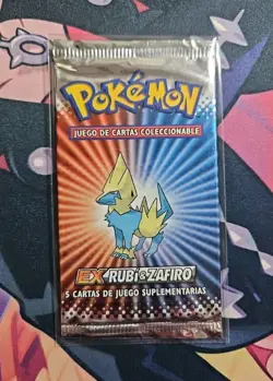 x1 Sealed Booster Pokemon VINTAGE EX Ruby & Sapphire (SPANISH) 2003 - 17 - Image 1